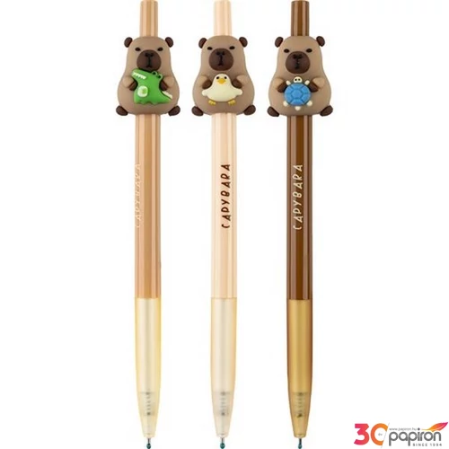 Golyóstoll Capybara figurával 0,5mm kék 1db/ár 81236