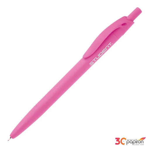 Golyóstoll ICO Student pink nyomógombos golyóstoll Pink