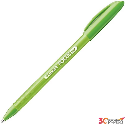Golyóstoll Luxor Focus Icy 0,7mm-es - világos zöld tinta L.Green/1767