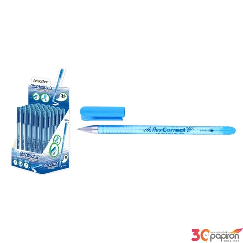 Golyóstoll radíroz Flexoffice Flexcorrect Erase 0,5mm radírozható toll EXTRA HOSSZÚ ÍRÁSKÉP
