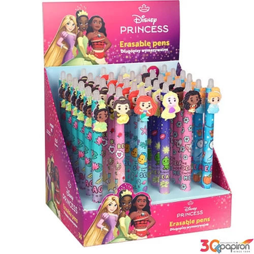 Golyóstoll radírozható Princess kék íráskép,