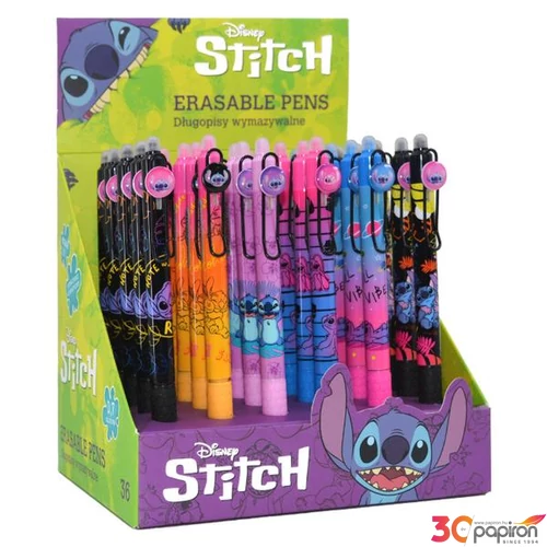 Golyóstoll radírozható StitchBlack kék Colorino