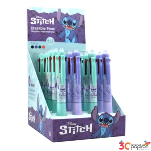 Golyóstoll Stitch Pasztell,4színű 2 féle Colorino