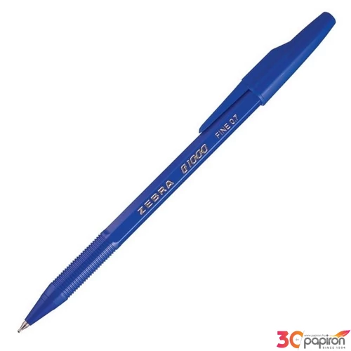 Golyóstoll Zebra B1000 kupakos kék, 0,7mm