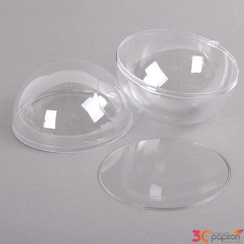 Gömbdísz Akriltárgy 3 cm, 4 db/cs