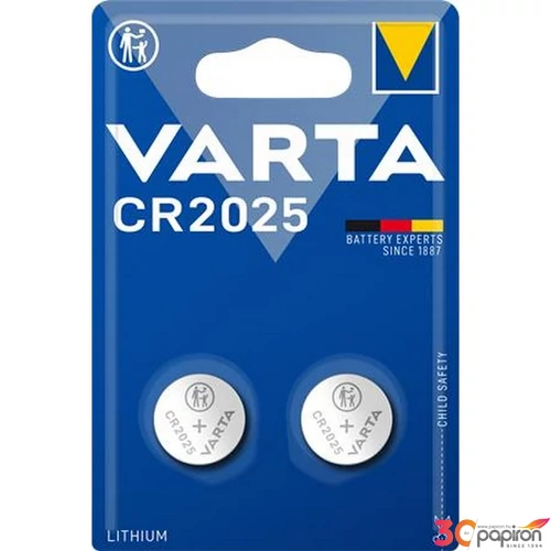 Gombelem Varta CR2025, 2 db VECR2025D