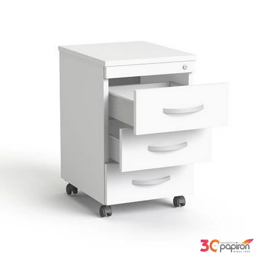 Görgős konténer 3fiókos MAYAH Freedom SV-18 fehér