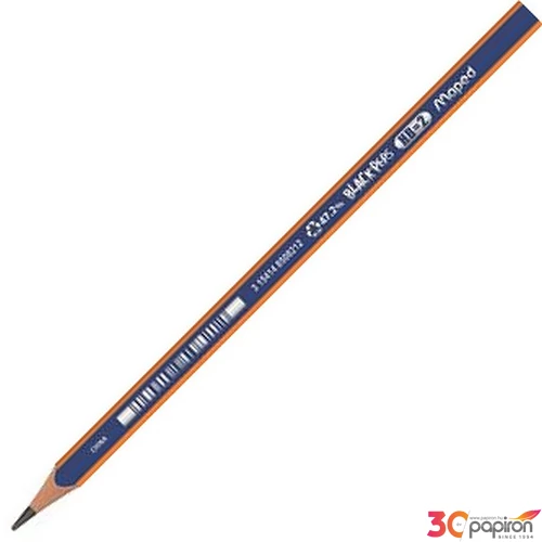 Grafitceruza ceruzatartó HB háromszögletű MAPED Black`Peps Navy