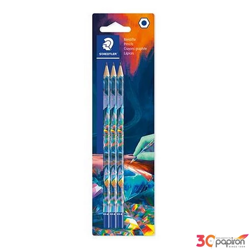 Grafitceruza készlet Staedtler HB, hatszögletű,  170 BK3-1, Multiverzum