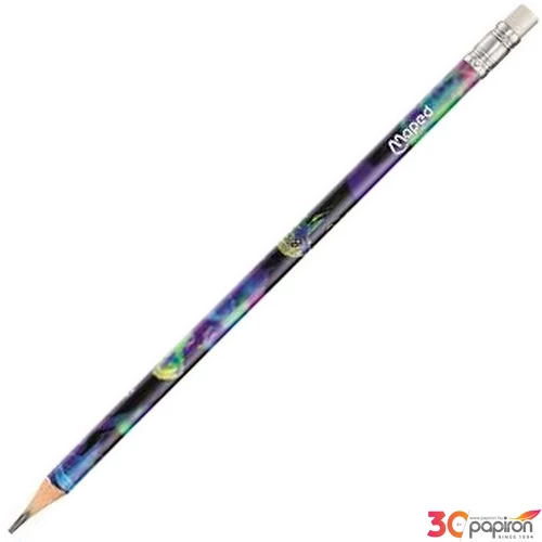 Grafitceruza radírra HB háromszögletű MAPED Deepsea Paradise 12 darab