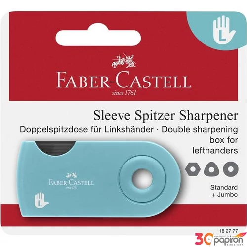 Faber Castell hegyező Sleeve dupla tartályos balkezes 2025