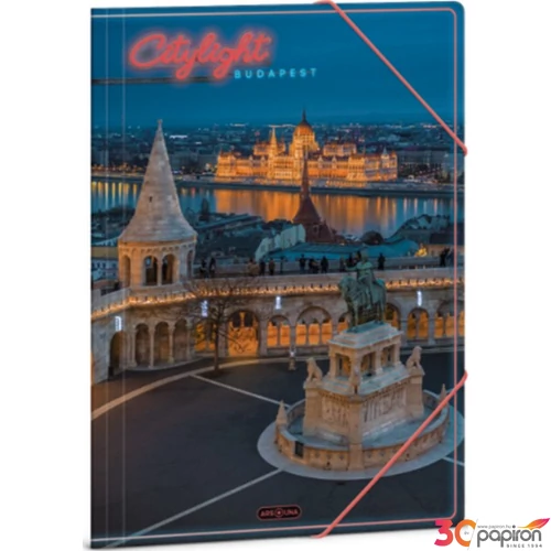 Gumis mappa A4 Ars Una 24' City light-Budapest (5437) 50214372