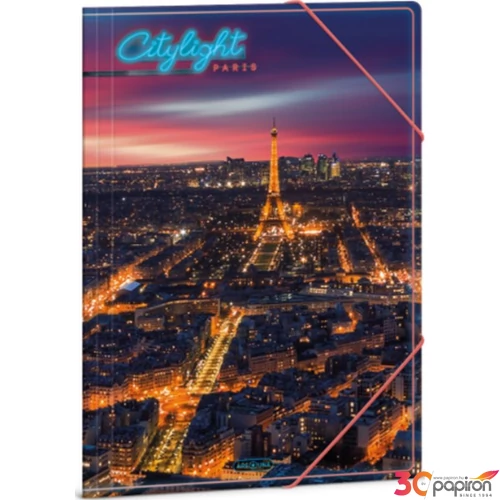 Gumis mappa A4 Ars Una 24' City light-Paris (5439) 50214396