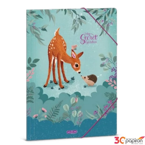 Gumis mappa A4 Ars una 24' My Secret Garden (5339) őzike 50213399