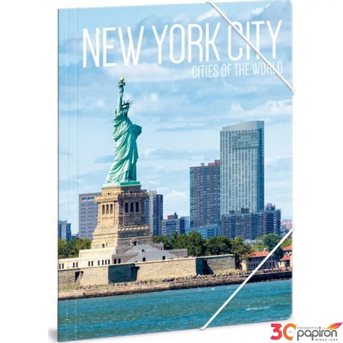 Gumis mappa A4 Ars Una Cities-New York 21' 50211104 prémium