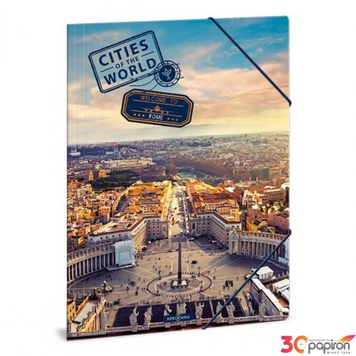 Gumis mappa A4 Ars Una Cities-Rome (5240) 22 50212392 prémium