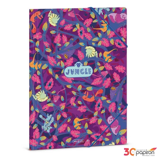 Gumis mappa A4 Ars Una Jungle (5259) 23 50212590 prémium