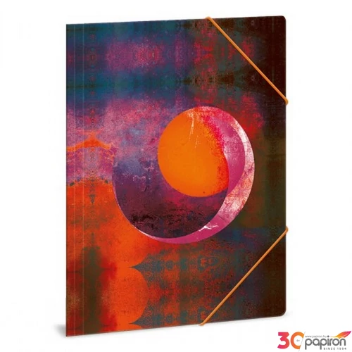 Gumis mappa A4 Ars Una Mandala Orange Moon (5219) 50212194 prémium