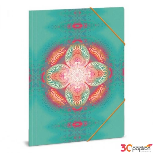 Gumis mappa A4 Ars Una Mandala Turquise Hope (5220) 50212200 prémium