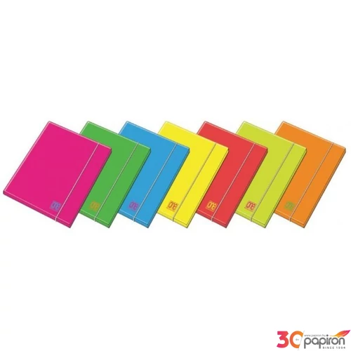 Gumis mappa A4 Blasetti One Color Fluo 1,2 cm 7734