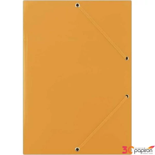 Gumis mappa A4 Donau karton, Standard, narancssárga DFEP12G