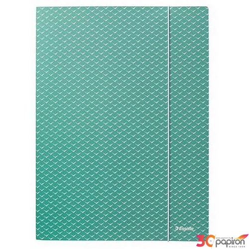 Gumis mappa A4 Esselte karton, Colour`Breeze, zöld E628493