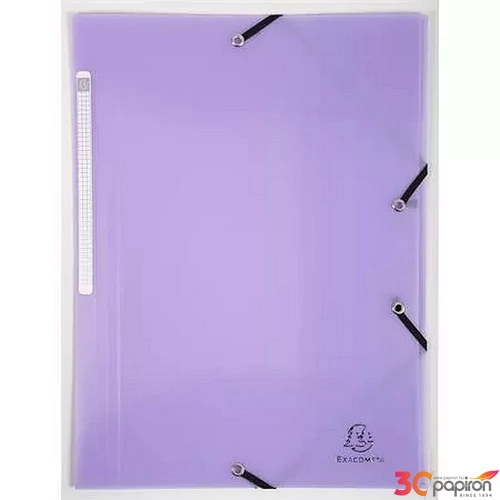 Gumis mappa A4 exacompta Chromaline pasztel lila pp 