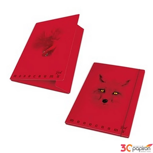 Gumis mappa A/4 Pigna Monocromo Red 02320873L