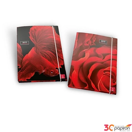 Gumis mappa A/4 Pigna Red Shiver 02303463L