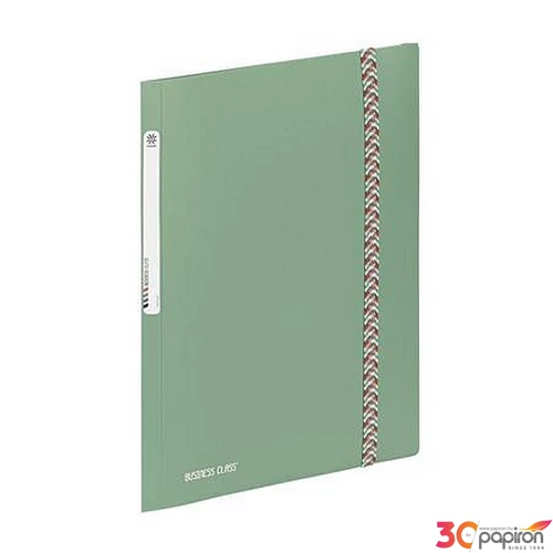 Gumis mappa A4 Viquel 15 mm, PP, A4, Business Class, khaki