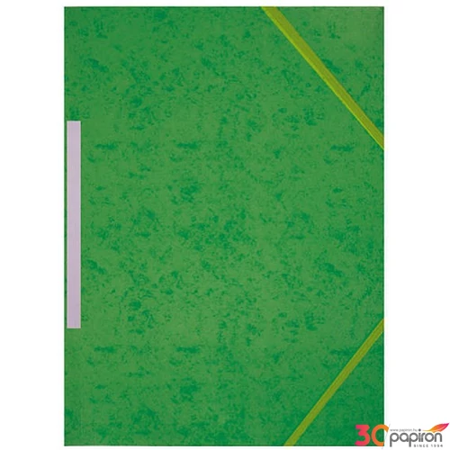 Gumis mappa A/4 zöld prespán mintás OfficeArt