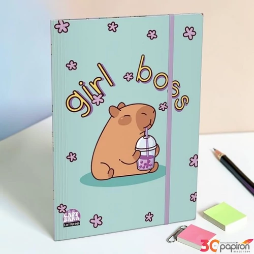 Gumis mappa A5 Lizzy 26 Lollipop Capybara 