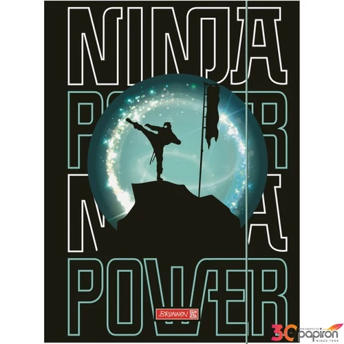 Gumis mappa BRUNNEN A/3  karton  Ninja  024   104703 