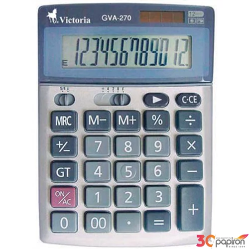 Számológép Victoria GVA-270 Asztali számológép 12 digites Victoria KT-270