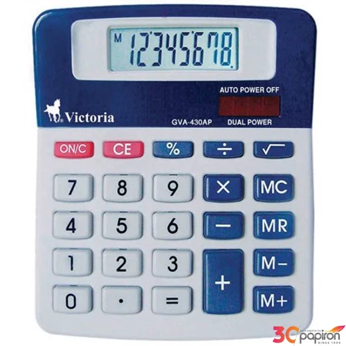 Számológép Victoria GVA-430AP Asztali számológép 8digites Victoria KT-430AP