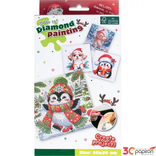 Kreatív gyémántszemes kirakó szett KPM25