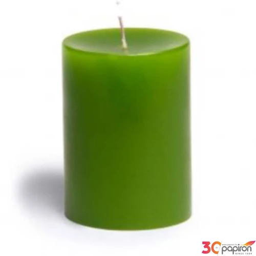 Gyertya 10cm zöld kpm