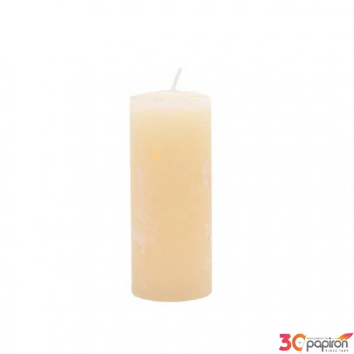 Gyertya henger paraffin 5x12cm, krém a termék ára 1db-ra értendő!