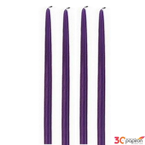 Gyertya kónusz 26cm Lila 26cm darabos! a termék ára 1db-ra értendő!
