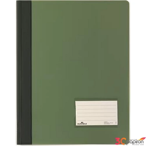 Gyorsfűző, A4 Durable extra erős, széles, zöld DB268005
