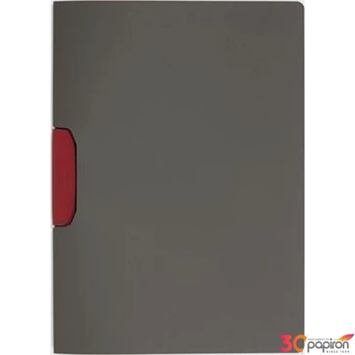 Gyorsfűző klipes A4 Durable piros DB230403