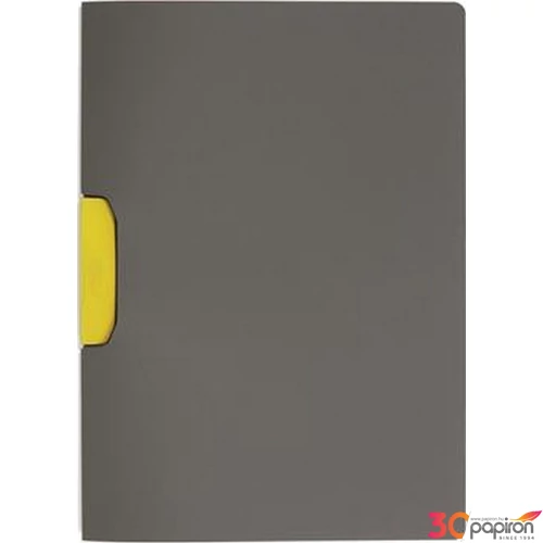 Gyorsfűző klipes A4 Durable sárga DB230403
