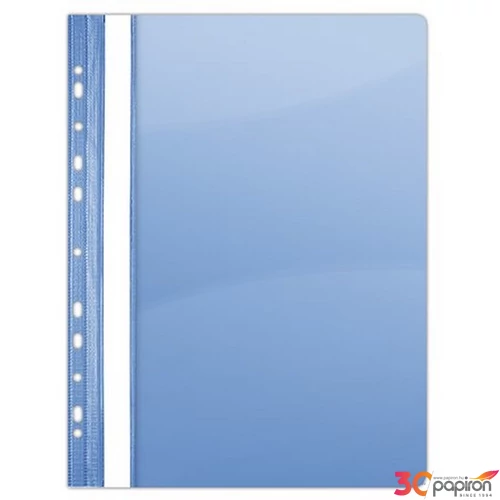 Gyorsfűző lefűzhető PVC Donau A4 kék 10db/csomag D1704K