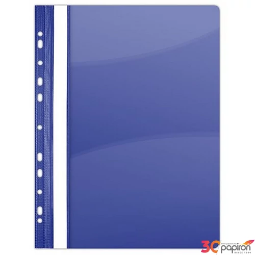 Gyorsfűző lefűzhető PVC Donau A4 sötétkék 10db/csomag D1704SK
