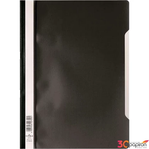 Gyorsfűző PP A4 Economy DURABLE, fekete DB257301
