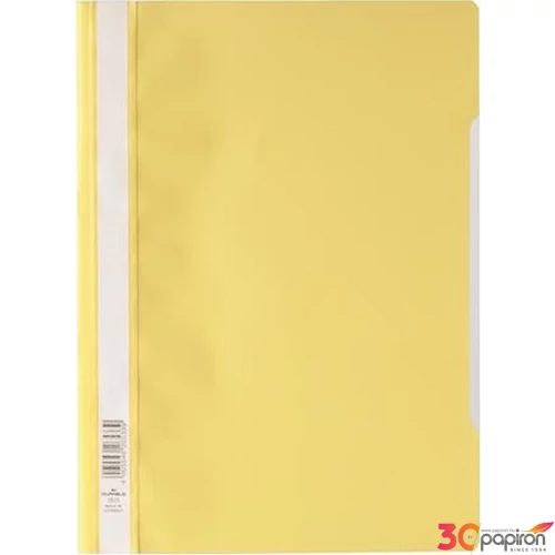 Gyorsfűző PP A4 Economy DURABLE, sárga DB257304