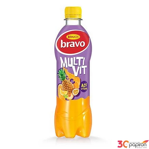 Gyümölcsital 12% 0,5 RAUCH Bravo multivitamin