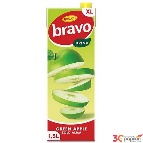 Gyümölcsital 12% 1,5 RAUCH Bravo zöld alma