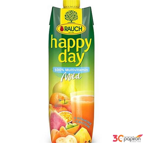 Gyümölcslé 100% 1l RAUCH Happy day multivitamin mild