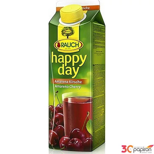Gyümölcslé 50% Rauch 1l Happy day amarena meggy KHI157
